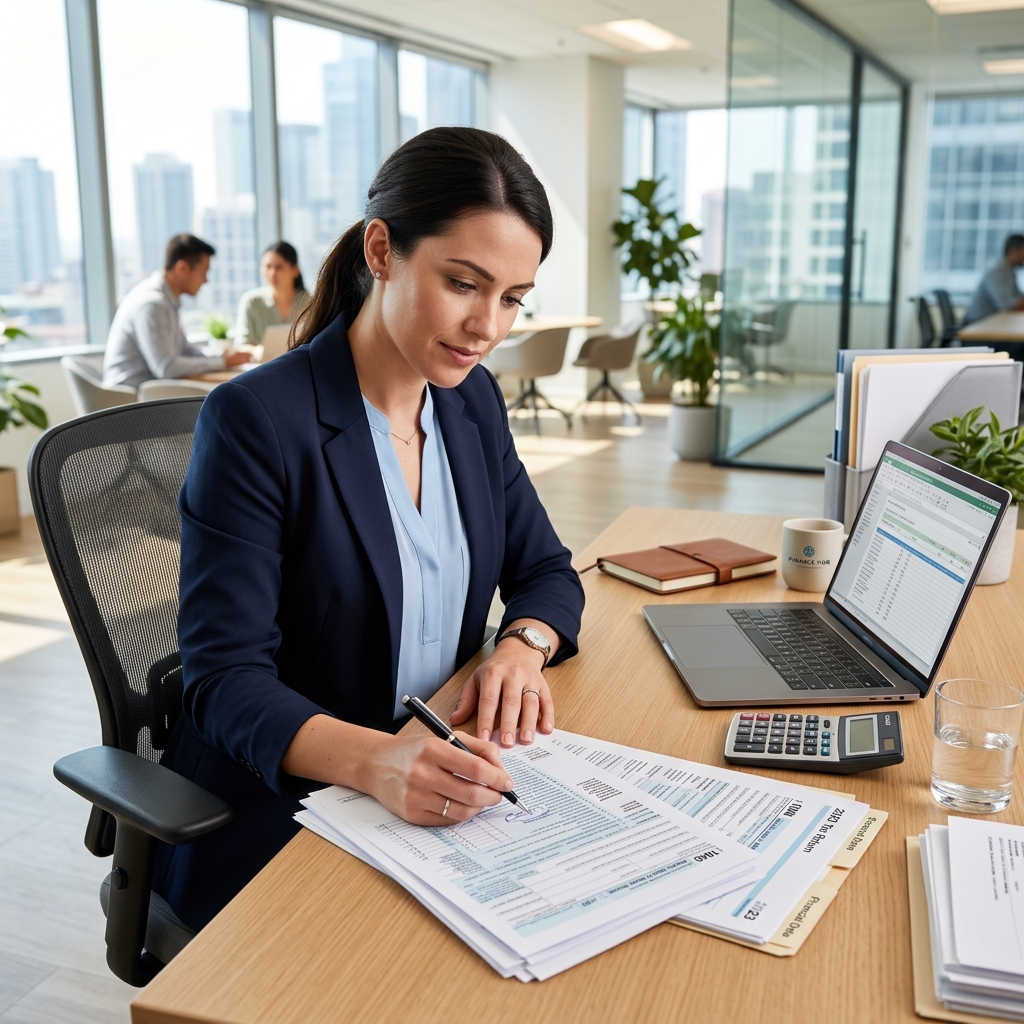 Tax Professional at work